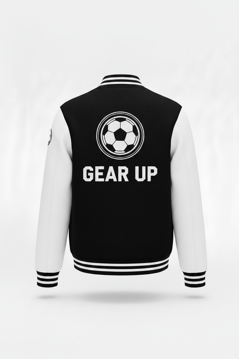 Heavyweight letterman jacket