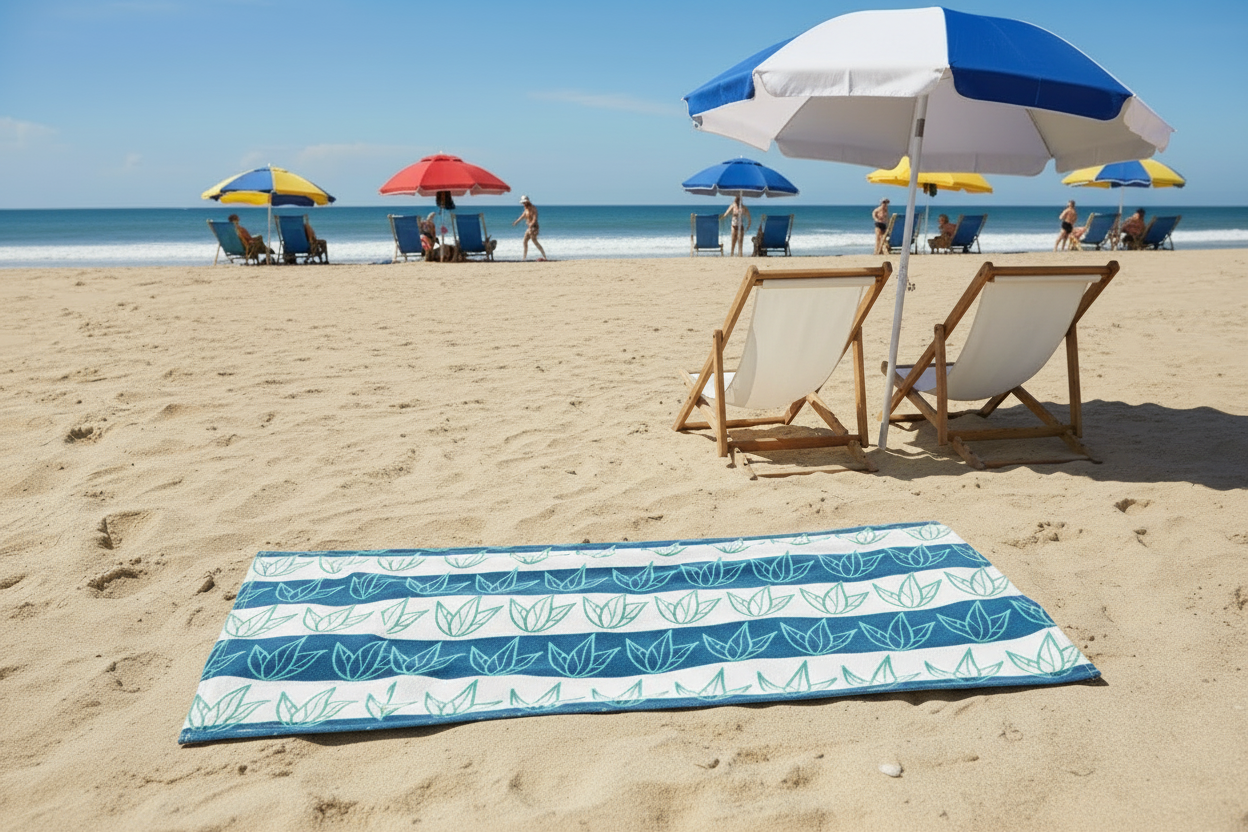 Cotton Blend Terry Bath Towel