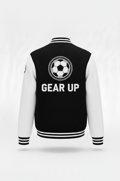 Heavyweight letterman jacket